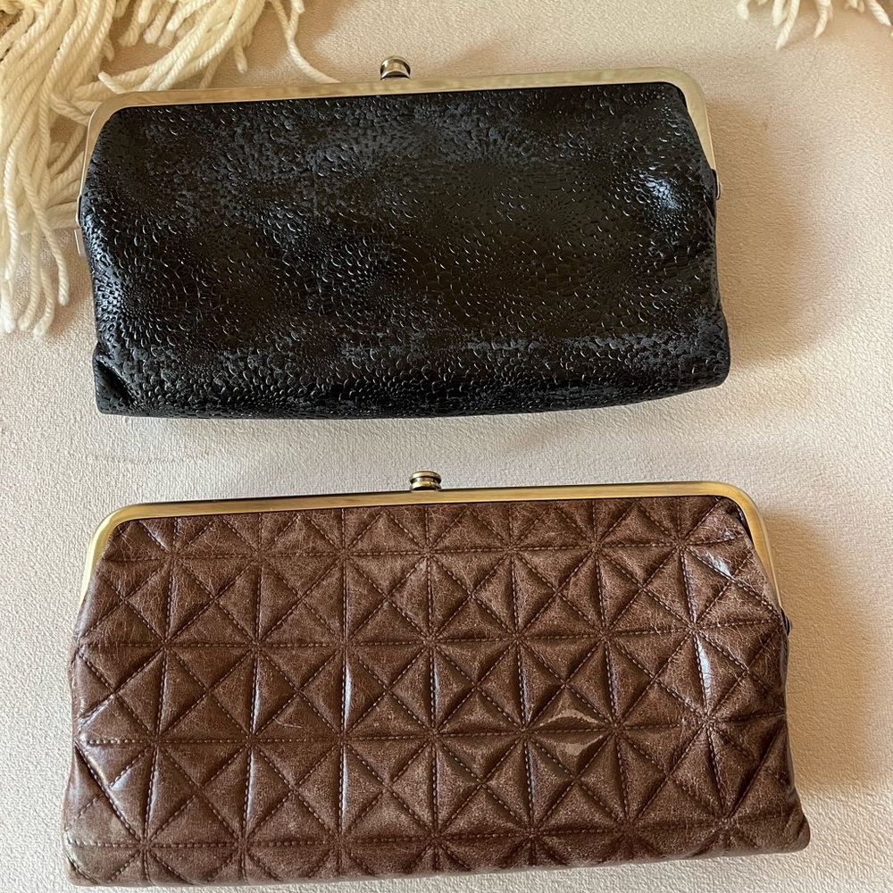 Two HOBO Lauren wallets.